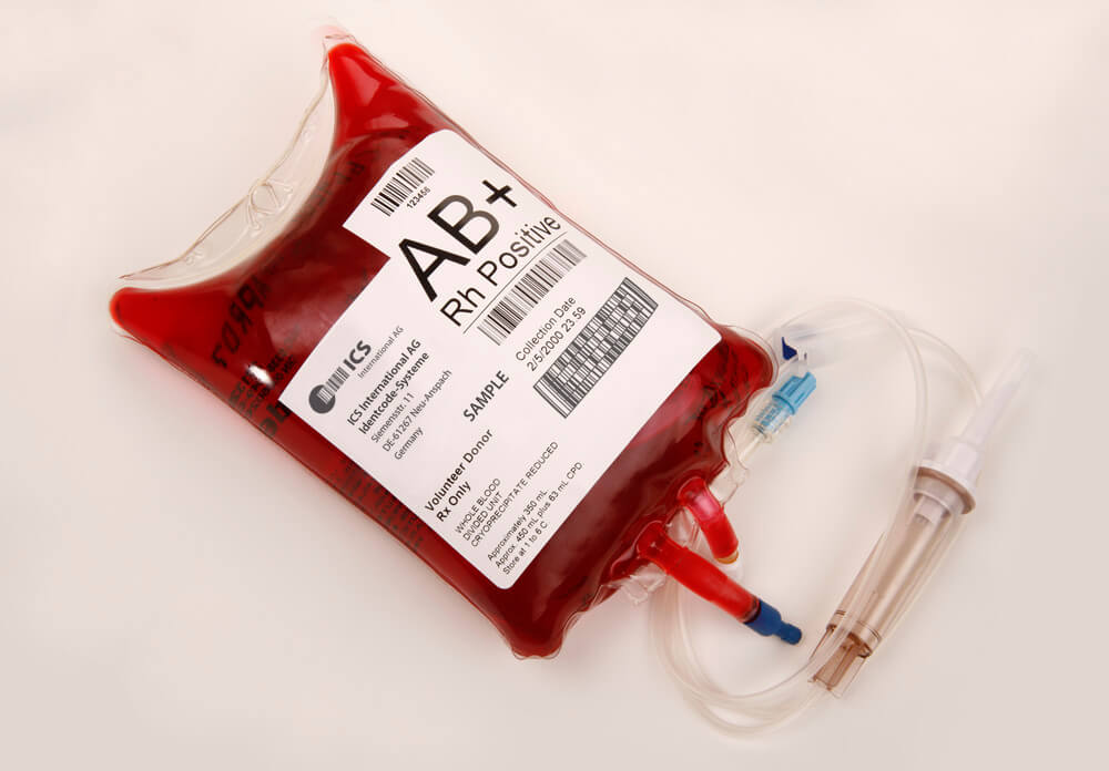 Bag of Blood transfusing equipment