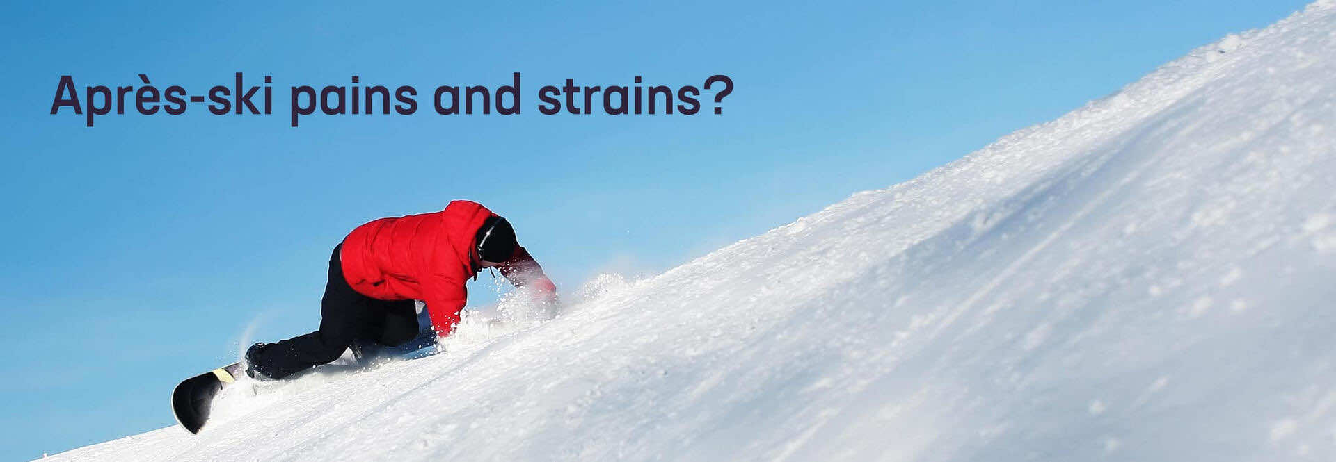 Skiier falling in the snow| Skiing injuries | London Doctors Clinic